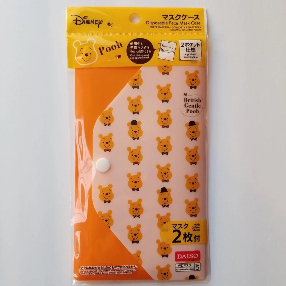 DISNEY WINNIE THE POOH DISPOSABLE FACE MASK CASE